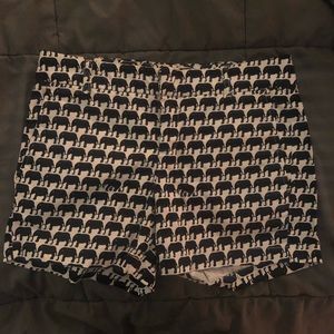 Banana Republic Elephant print shorts.